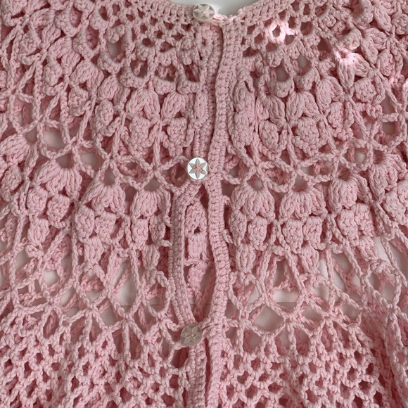 Handmade Crochet Dress With Slip - Picture 7 of 14